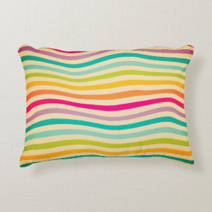 Colorful Striped Seamless Pattern. illustration. b Decorative Cushion