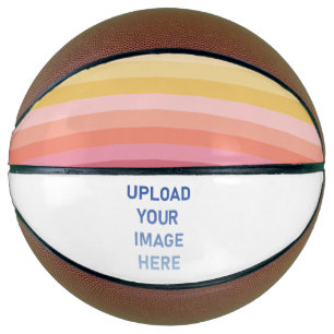 Colorful Stripes Basketball