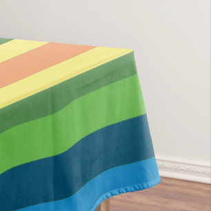 Colorful Stripes Table Cloth