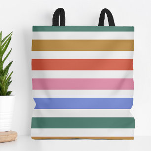 Colorful Stripes Tote Bag