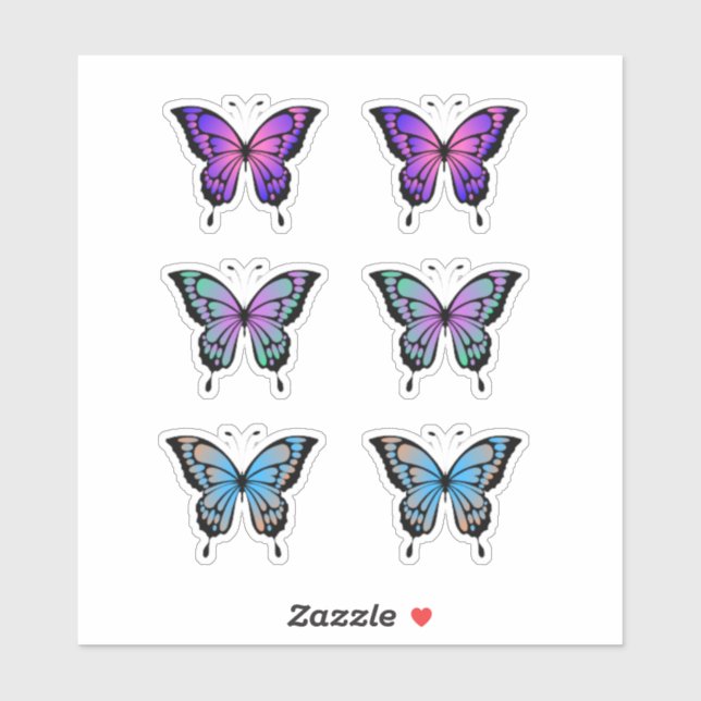 Colorful Summer Butterfly Pack  (Sheet)