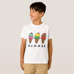 COLORFUL SUMMER ICE CREAM DESSERT T-Shirt