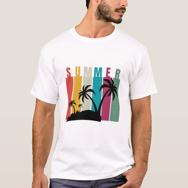 Colorful Summer  T-Shirt (Front)