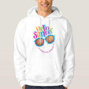 Colorful Sunglasses for Summer Hoodie