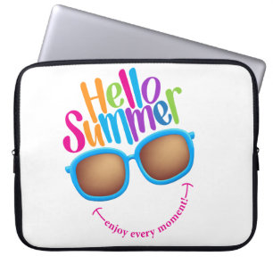 Colorful Sunglasses for Summer Laptop Sleeve