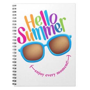 Colorful Sunglasses for Summer Notebook