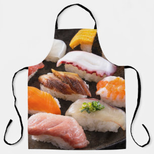 Colorful Sushi Assortment Apron – SUSHIMI Kitchen