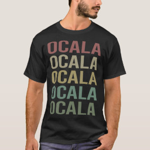 Colorful Text Ocala T-Shirt