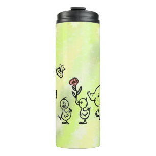 colorful thermal tumbler