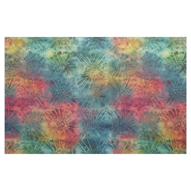 Colorful Tie Dye Fabric (Yard)