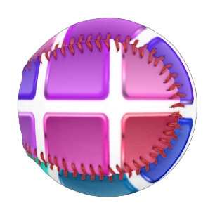 COLORFUL TILE SQUARES BASEBALL