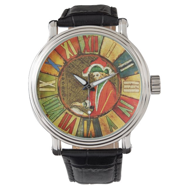 COLORFUL TIME /ANTIQUE RENAISSANCE TAROTS,MAGICIAN WATCH (Front)