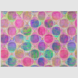Colorful tissue paper