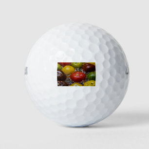 Colorful tomatoes golf balls