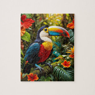 Colorful Toucan Bird Jigsaw Puzzle