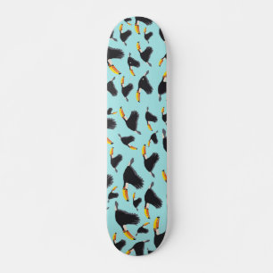 Colorful Toucan Tropical Bird Pattern Skateboard