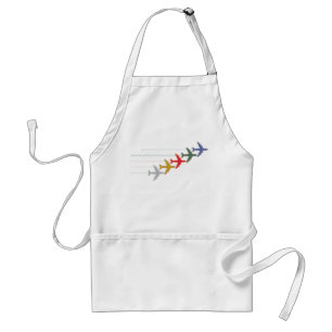 colorful travel airplanes standard apron
