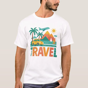 Colorful Travel Vacation Adventure T-Shirt