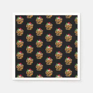 Colorful Trendy Christmas Napkin