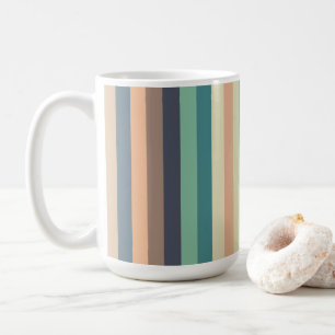 Colorful Trendy Stripes  Coffee Mug
