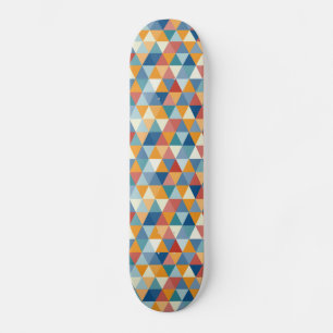 Colorful Triangles A Skateboard