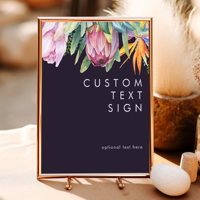 Colorful Tropical | Purple Cards and Gifts Custom Poster (Creator Uploaded)