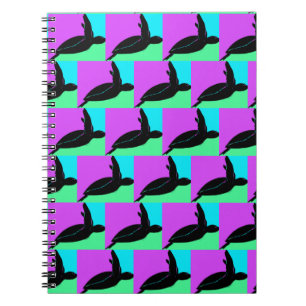 Colorful Tropical Turtle Notebook