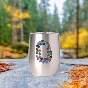 Colorful Tulip Lettered “O”