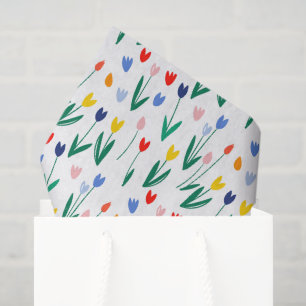 Colorful Tulips  Tissue Paper