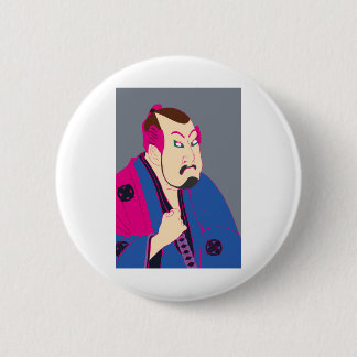 colorful ukiyo-e 6 cm round badge