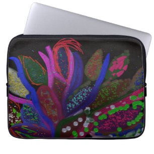 Colorful Underwater Marine Life Laptop Sleeve