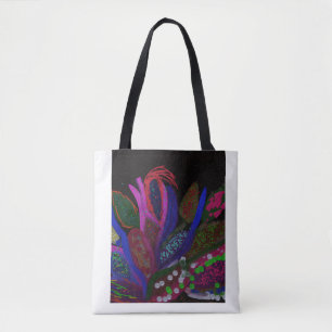 Colorful Underwater Marine Life Tote Bag
