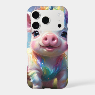 Colorful Unicorn Baby Pig Acrylic Art,