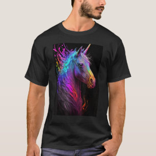 Colorful Unicorn Design for Kids and Adults T-Shirt