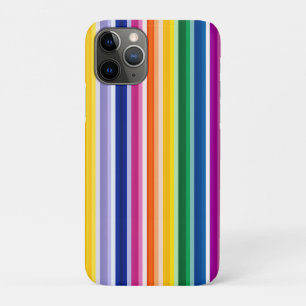 Colorful Vertical Stripes Design iPhone 11 Pro Case