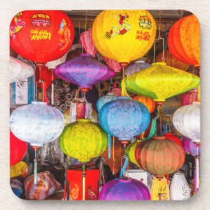 Colorful Vietnamese lanterns  Coaster