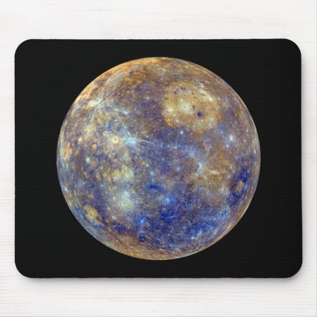 Colorful View of Mercury Mouse Mat (Front)
