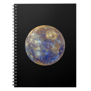 Colorful View of Mercury Notebook