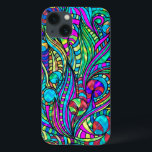 Colorful Vintage Abstract Floral Swirls Collage 2 iPhone 13 Case<br><div class="desc">Cool colorful abstract vintage floral swirls design. Custom monogram version on any design is available by email request. We also offer free text formatting for your business cards invitation,  etc.</div>