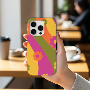  Colorful Vintage Floral Phone Case   Full-Color 