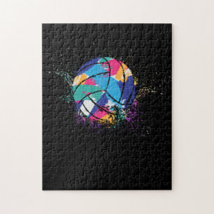 Colorful Volleyball Jigsaw Puzzle