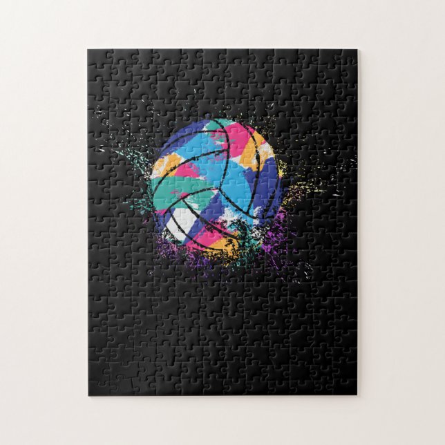 Colorful Volleyball Jigsaw Puzzle (Vertical)