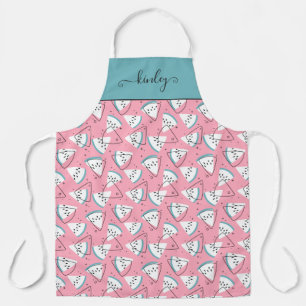 Colorful Watercolor Watermelons Apron