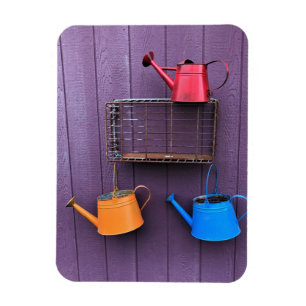 Colorful Watering Cans Magnet
