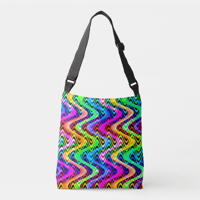 colorful weaves crossbody bag (Front)