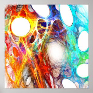 Colorful web - Poster