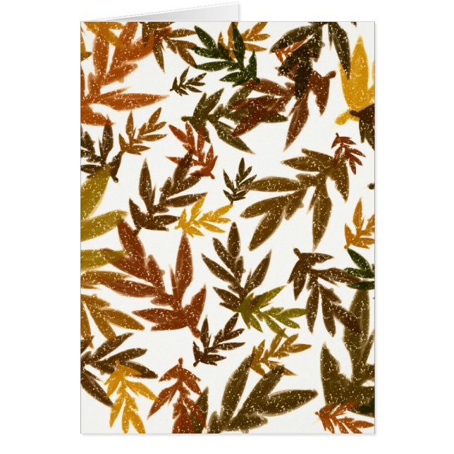 Colorful Whimsical Fall Autumn Rustic Leaves Party (Front)