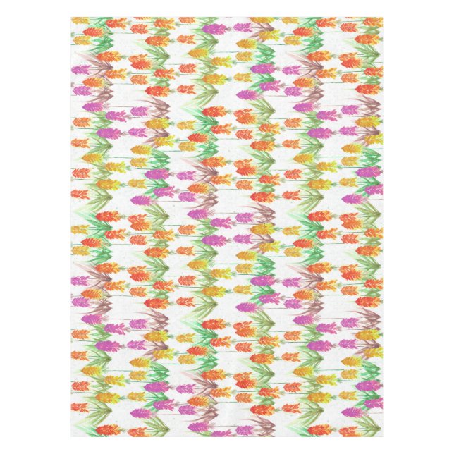 Colorful Wildflowers Tablecloth (Front)