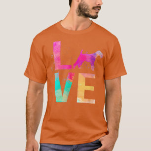 Colorful Wire Fox Terrier Dog Mom Gifts Wire Fox T T-Shirt