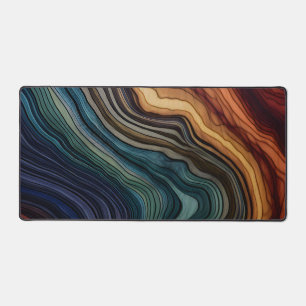Colorful Wood Desk Mat